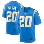 Maglia NFL Game Los Angeles Chargers Kristian Fulton Blu