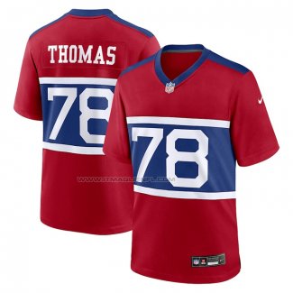 Maglia NFL Game New York Giants Andrew Thomas Alternato Rosso