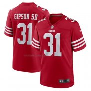 Maglia NFL Game San Francisco 49ers Tashaun Gipson Sr. Home Rosso