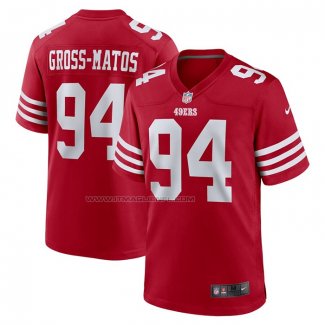 Maglia NFL Game San Francisco 49ers Yetur Gross-matos Rosso