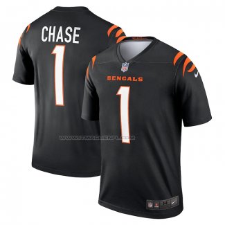 Maglia NFL Legend Cincinnati Bengals Ja Marr Chase Legend Nero