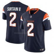 Maglia NFL Limited Denver Broncos Patrick Surtain II Alternato Vapor F.U.S.E. Blu