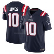 Maglia NFL Limited New England Patriots Mac Jones Vapor F.U.S.E. Blu