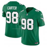 Maglia NFL Limited Philadelphia Eagles Jalen Carter Alternato Vapor F.U.S.E. Verde