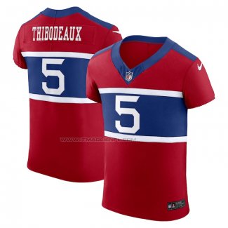 Maglia NFL Elite New York Giants Kayvon Thibodeaux Alternato Vapor F.U.S.E. Rosso