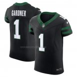 Maglia NFL Elite New York Jets Ahmad Sauce Gardner Alternato Vapor F.U.S.E. Nero