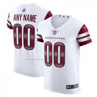 Maglia NFL Elite Washington Commanders Vapor Untouchable Personalizzate Bianco