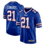 Maglia NFL Game Buffalo Bills Mike Edwards Blu