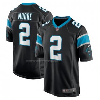 Maglia NFL Game Carolina Panthers Dj Moore Nero