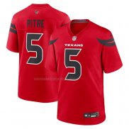 Maglia NFL Game Houston Texans Jalen Pitre Alternato Rosso