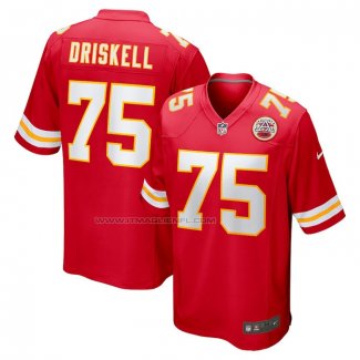 Maglia NFL Game Kansas City Chiefs Ethan Driskell Rosso