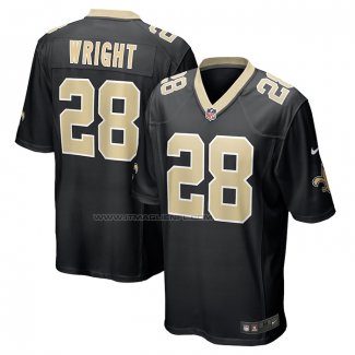 Maglia NFL Game New Orleans Saints Rejzohn Wright Nero