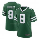 Maglia NFL Game New York Jets Aaron Rodgers Verde2