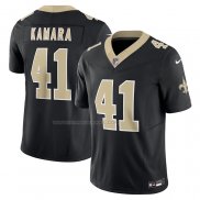 Maglia NFL Limited New Orleans Saints Alvin Kamara Vapor F.U.S.E. Nero