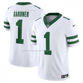 Maglia NFL Limited New York Jets Ahmad Sauce Gardner Vapor F.U.S.E. Legacy Bianco