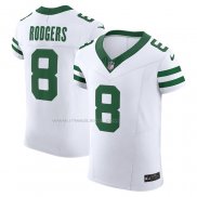 Maglia NFL Elite New York Jets Aaron Rodgers Alternato Vapor F.U.S.E. Bianco