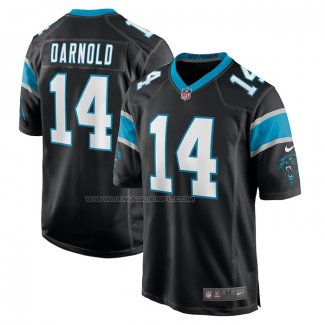 Maglia NFL Game Carolina Panthers Sam Darnold Nero