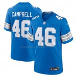 Maglia NFL Game Detroit Lions Jack Campbell Blu