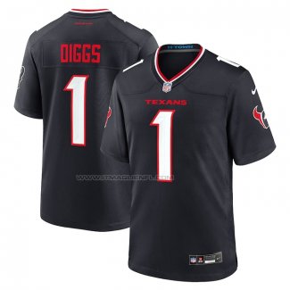 Maglia NFL Game Houston Texans Stefon Diggs Blu