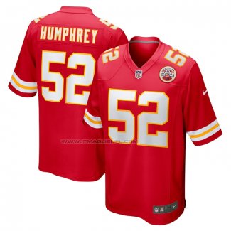 Maglia NFL Game Kansas City Chiefs Creed Humphrey Rosso