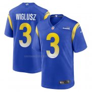 Maglia NFL Game Los Angeles Rams Sam Wiglusz Blu