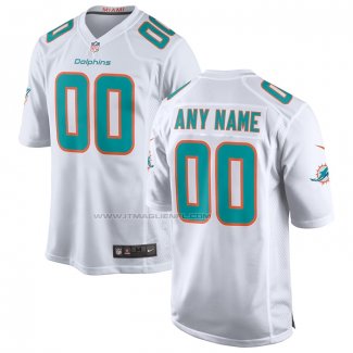 Maglia NFL Game Miami Dolphins Personalizzate Bianco