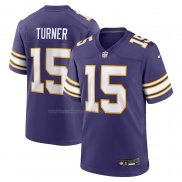 Maglia NFL Game Minnesota Vikings Dallas Turner Alternato Viola