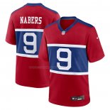 Maglia NFL Game New York Giants Malik Nabers Alternato Rosso