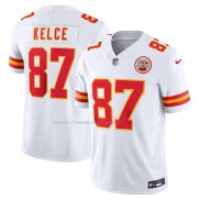 Maglia NFL Limited Kansas City Chiefs Travis Kelce Vapor F.U.S.E. Bianco