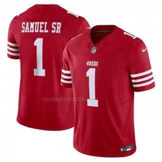 Maglia NFL Limited San Francisco 49ers Deebo Samuel Sr Vapor F.U.S.E. Rosso