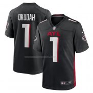 Maglia NFL Game Atlanta Falcons Jeff Okudah Nero