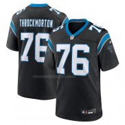 Maglia NFL Game Carolina Panthers Calvin Throckmorton Nero