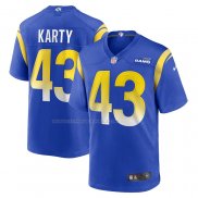 Maglia NFL Game Los Angeles Rams Joshua Karty Blu