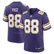 Maglia NFL Game Minnesota Vikings Alan Page Classic Retired Viola