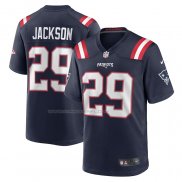 Maglia NFL Game New England Patriots Jc Jackson Blu