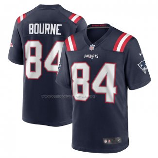 Maglia NFL Game New England Patriots Kendrick Bourne Blu