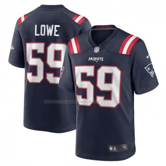 Maglia NFL Game New England Patriots Vederian Lowe Blu