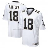 Maglia NFL Game New Orleans Saints Spencer Rattler 2024 NFL Draft Bianco