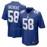 Maglia NFL Game New York Giants Bobby Okereke Blu