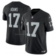 Maglia NFL Limited Las Vegas Raiders Davante Adams Vapor F.U.S.E. Nero