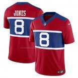 Maglia NFL Limited New York Giants Daniel Jones Alternato Vapor F.U.S.E. Rosso