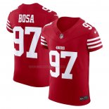 Maglia NFL Elite San Francisco 49ers Nick Bosa Vapor F.U.S.E. Rosso