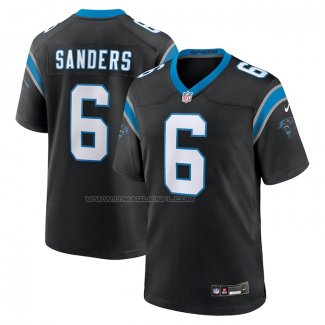 Maglia NFL Game Carolina Panthers Miles Sanders Nero