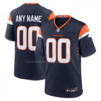 Maglia NFL Game Denver Broncos Alternato Personalizzate Blu