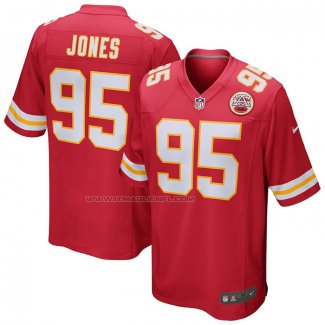 Maglia NFL Game Kansas City Chiefs Chris Jones Rosso