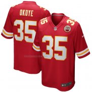 Maglia NFL Game Kansas City Chiefs Christian Okoye Retired Rosso