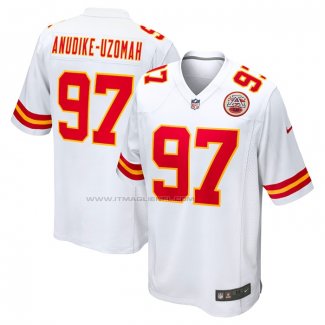 Maglia NFL Game Kansas City Chiefs Felix Anudike-uzomah Bianco