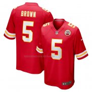 Maglia NFL Game Kansas City Chiefs Marquise Brown Rosso