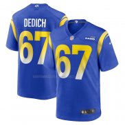 Maglia NFL Game Los Angeles Rams Justin Dedich Blu