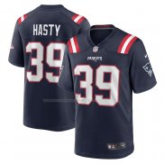 Maglia NFL Game New England Patriots Jamycal Hasty Blu